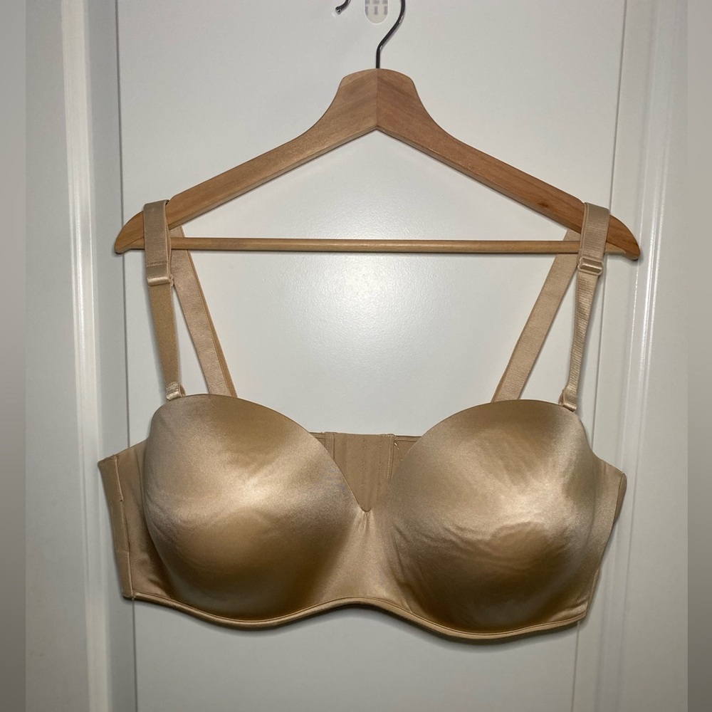 Cacique Underwire Strapless Bra (Removable Straps) Size 44DDD